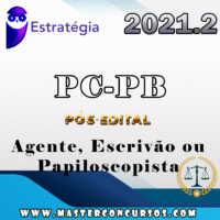 PC PB (Agente, Escrivão ou Papiloscopista) Pos Edital - Estrategia 2021.2