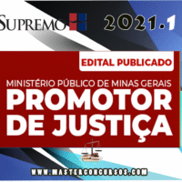 MP MG (Promotor de Justiça) Pós Edital – Supr 2021