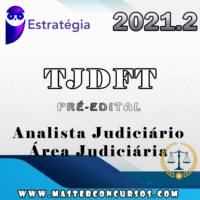 TJDFT (Analista Judiciário - Área Judiciária) Pre Edital - Estrategia 2021