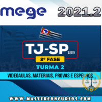 TJ SP - 2ª Fase - Magistratura 189 - Juiz Substituto -  -MEGE 2021.2