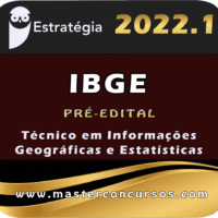 IBGE (Técnico em Informações Geográficas e Estatísticas) - Estrategia 2022 (Pré-Edital)