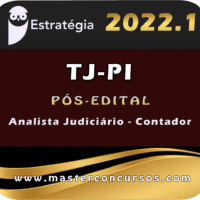 TJ-PI (Analista Judiciário - Contador) Estrategia 2022 (Pós-Edital)