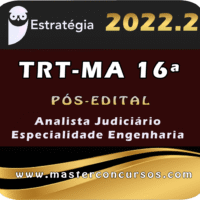 TRT 16ª Região (Analista Judiciário - Especialidade Engenharia) Estrategia- 2022 - (Pós-Edital) TRT-MA