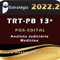 TRT-PB 13ª Região (Analista Judiciário - Área Medicina) Estrategia 2022 (Pós-Edital)