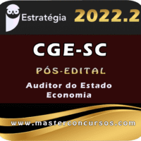 CGE-SC (Auditor do Estado - Economia) Estrategia 2022 (Pós-Edital)