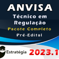 ANVISA (Técnico em Regulação) Estrategia 2023 (Pré-Edital)