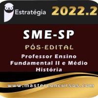 SME-SP -Professor Ensino Fundamental II e Médio - História - Estrategia 2022 (Pós-Edital)
