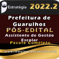 Prefeitura de Guarulhos (Assistente de Gestão Escolar) Estrategia 2022 (Pós-Edital)
