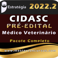CIDASC (Médico Veterinário) Pacote - Estrategia 2022 (Pré-Edital)