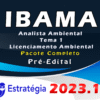 ibama Analista Ambiental - Tema 1: Licenciamento Ambiental