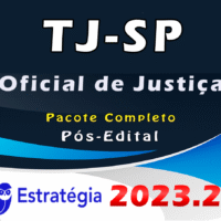 TJ-SP (Oficial de Justiça) Pacote Completo - 2023 (Pós-Edital)