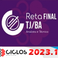 Cobrimos Ofertas entre em Contato  Ciclos Outros Cargos TJ BA - Analista e Técnico Judiciário - Reta Final (CICLOS 2023)  IMPORTANTE COMO FUNCIONA: O acesso ao curso é on-line, você poderá fazer o download ou assistir on-line, inclusive utilizar o acelerador de vídeo. Receba seu acesso imediatamente após o pagamento ser confirmado. Conheça mais sobre nosso compromisso com sua aprovação! Verifique sempre a data de início do seu curso e informe o e-mail para recebimento corretamente. As videoaulas e PDFs que ainda não estiverem disponíveis (para cursos novos e em andamento) estarão acessíveis de modo gradativo e em conformidade com o cronograma de gravação dos respectivos professores. Seu curso não possui limite de tempo para visualização e acesso, nunca expira, mesmo após sua prova ou exame seu acesso é permanente. DESCRIÇÃO DO CONTEÚDO: É o nosso tradicional material preparatório. É composto de cursos completos, de vídeos e PDFs (que podem ser estudados juntos ou separadamente), com teoria e questões comentadas. Esse material é feito para ser utilizado por alunos de qualquer nível, pois todos as matérias e assuntos são ensinados do ZERO ao AVANÇADO, com milhares de questões comentadas. Confira: • Curso Completo: teoria completa e milhares de questões comentadas de provas anteriores. • Videoaulas e Livros Digitais (PDFs): você pode escolher de qual forma quer estudar (talvez até mesclando vídeos e PDFs)! Ambos são completos. • Resumos e PDF Simplificado por matéria; • Jurisprudência relevante com foco no concurso; • Projetos Intensivos e Maratonas, focadas nas especificidades do concurso. http://instagram.com/masterconcursos  Nos siga no Instagram