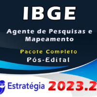 IBGE - Temporários (Agente de Pesquisas e Mapeamento) Pacote - 2023 (Pós-Edital)