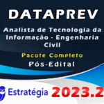 DataPrev (Analista de Tecnologia da Informação - Engenharia Civil) Pacote Completo - ESTRATEGIA 2023 (Pós-Edital)