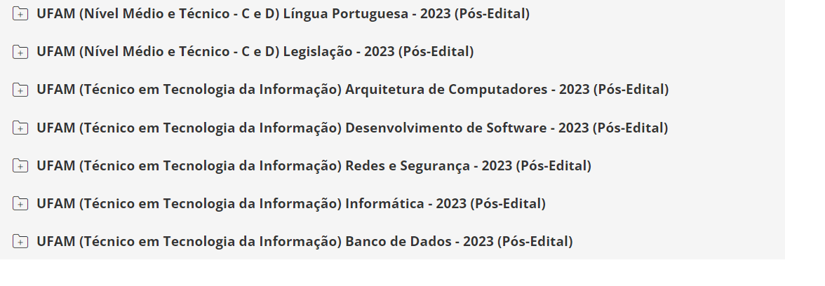 UFAM (Técnico em Tecnologia da Informação) Pacote Completo - 2023 (Pós-Edital)