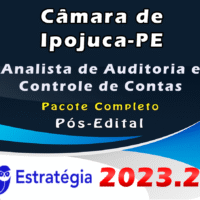 11 Camara de Ipojuca PE Analista de Auditoria e Controle de Contas Pacote 2023 Pos Edital