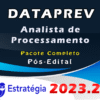 12 DataPrev Analista de Processamento Pacote 2023 Pos Edital