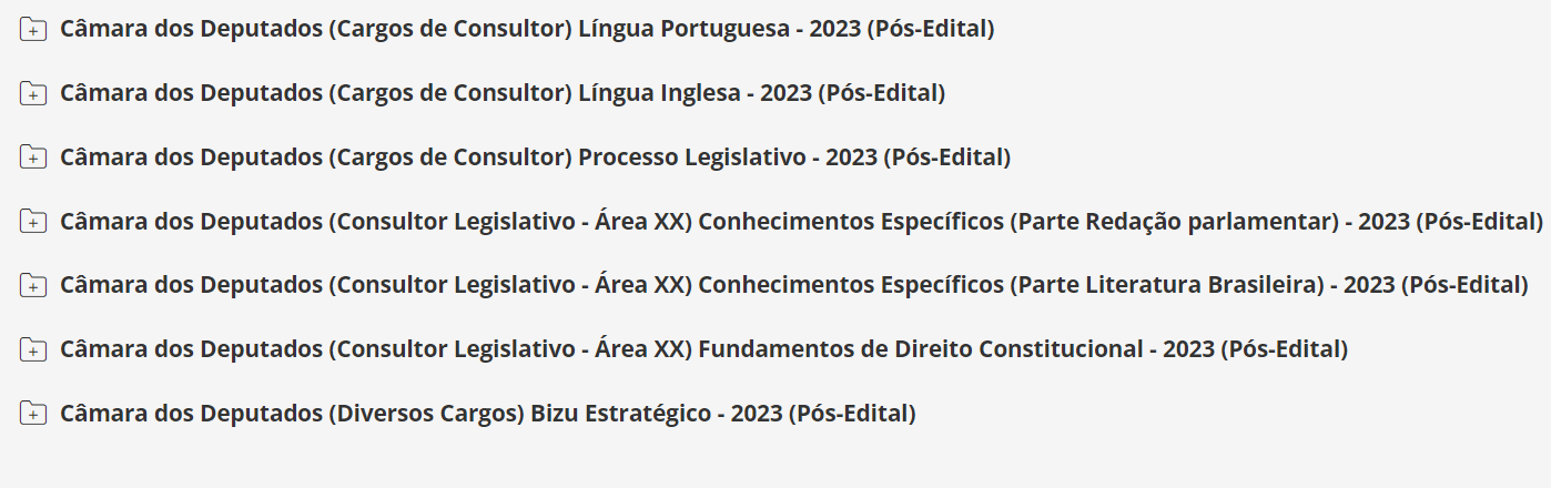 Câmara dos Deputados (Consultor Legislativo - Área XX - Redação e Discurso Parlamentar) Pacote - 2023 (Pós-Edital)
