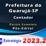 Prefeitura do Guarujá-SP (Contador) Pacote Completo - ESTRATEGIA 2023 (Pós-Edital)
