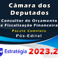 Câmara dos Deputados (Consultor de Orçamento e Fiscalização Financeira) Pacote - 2023 (Pós-Edital)