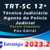 5 TRT SC 12a Regiao Tecnico Judiciario Agente da Policia Judicial Pacote 2023 Pos Edital