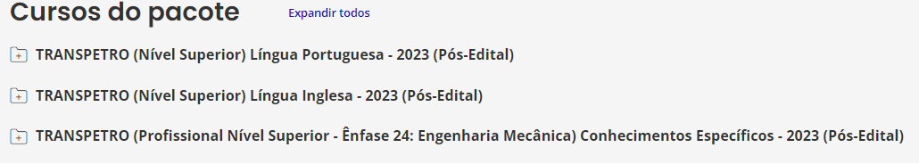 TRANSPETRO (Profissional Transpetro de Nível Superior - Júnior - Engenharia Mecânica) Pacote - 2023 (Pós-Edital)