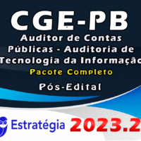 CGE-PB (Auditor de Contas Públicas - Auditoria de Tecnologia da Informação) Pacote - 2023 (Pós-Edital)
