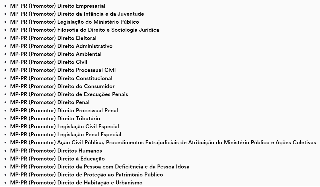 MP-PR (Promotor de Justiça) Pacote Teórico - 2023 (Pós-Edital)