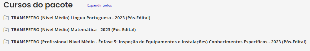 TRANSPETRO (Profissional Transpetro de Nível Médio - Júnior - Inspeção de Equipamentos e Instalações) Pacote - 2023 (Pós-Edital)