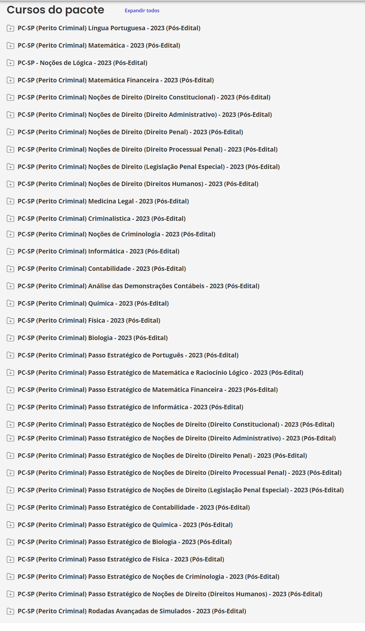 PC-SP (Perito Criminal) 2023