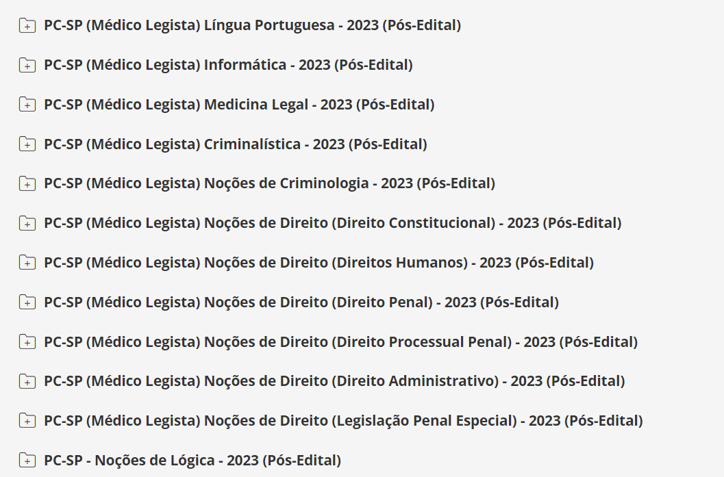 PC-SP (Médico Legista)