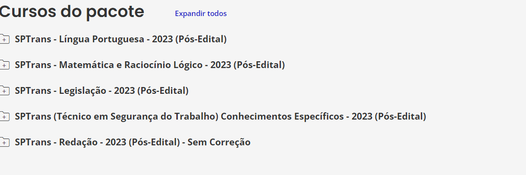 SPTrans (Técnico em Segurança do Trabalho) Pacote - 2023 (Pós-Edital)
