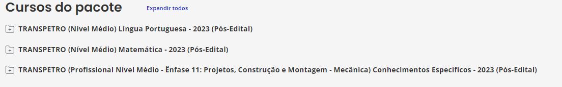 TRANSPETRO (Profissional Transpetro de Nível Médio - Júnior - Projeto, Construção e Montagem - Mecânica) Pacote - 2023 (Pós-Edital)