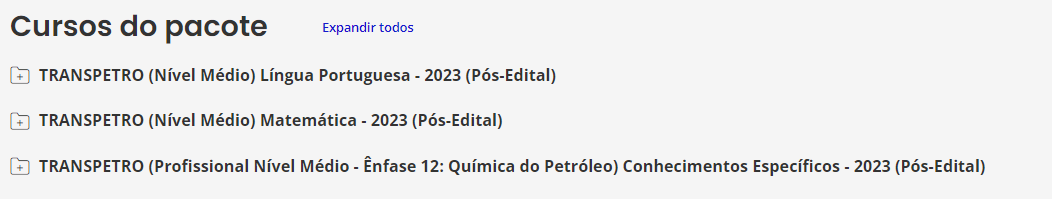 TRANSPETRO (Profissional Nível Médio - Ênfase 12: Química do Petróleo) Pacote - 2023 (Pós-Edital)