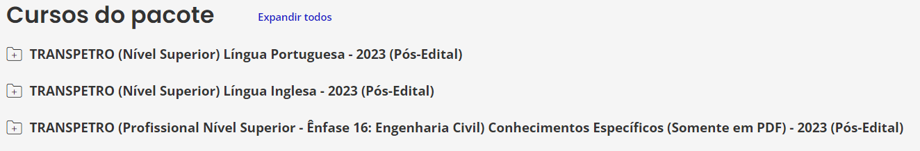TRANSPETRO (Profissional Nível Superior - Ênfase 16: Engenharia Civil) Pacote - 2023 (Pós-Edital)