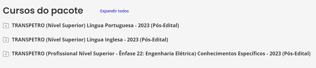TRANSPETRO (Profissional Nível Superior - Ênfase 22: Engenharia Elétrica) Pacote - 2023 (Pós-Edital)