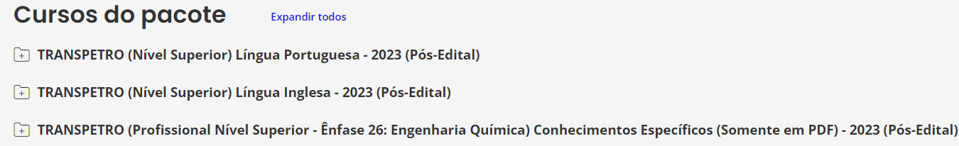 TRANSPETRO (Profissional Nível Superior - Ênfase 26: Engenharia Química) Pacote - 2023 (Pós-Edital)
