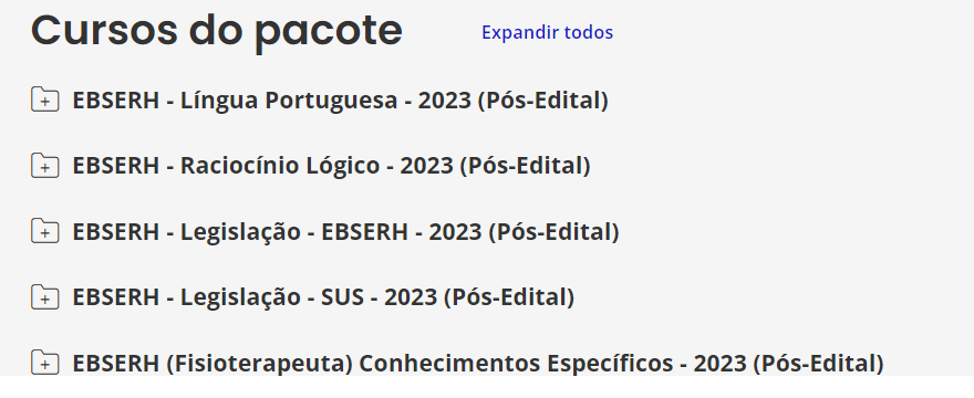 EBSERH (Fisioterapeuta) Pacote - 2023 (Pós-Edital)