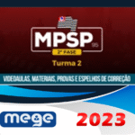 MP SP - Promotor - 2ª Fase (MEGE 2023) Promotor Ministério Público de São Paulo