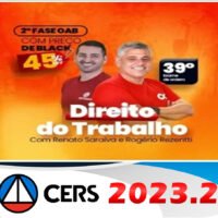 OAB 2ª Fase 39 Exame de Ordem (Direito do Trabalho) Cers 2023