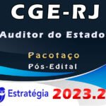 CGE-RJ (Auditor do Estado) Pacotaço - Pacote Teórico + Pacote Passo Estratégico - Estrategia 2023 (Pós-Edital)