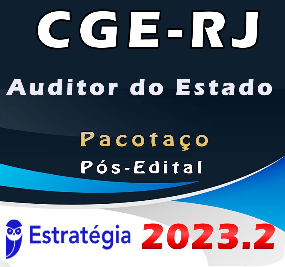 CGE RJ Auditor do Estado curso 2023 imagem do produto