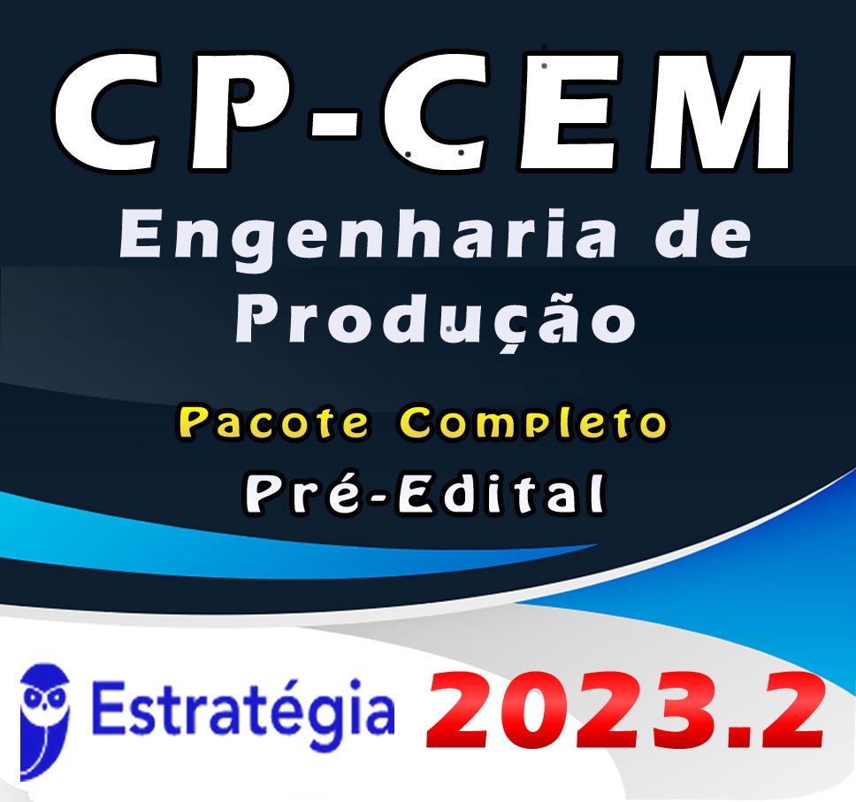 Corpo de Engenheiros da Marinha CP CEM Engenharia de Producao 2023 imagem do produto