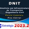 DNIT Analista em Infraestrutura de Transportes Engenharia Civil Pacote 2023 Pos Edital Imagem do produto