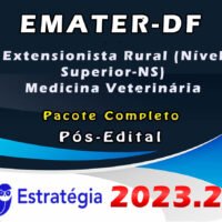 EMATER DF Extensionista Rural Nivel Superior NS Medicina Veterinaria Pacote 2023 Pos Edital