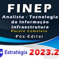 FINEP Analista Tecnologia da Informacao Infraestrutura Pacote 2023 Pos Edital imagem do produto
