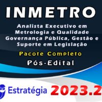 01.INMETRO Analista Executivo em Metrologia e Qualidade Governanca Publica Gestao e Suporte em Legislacao imagem do produto