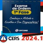 1ª Fase OAB XL 40º - Acesso Total - Método 40 Pontos (CERS 2023) (Ordem dos Advogados do Brasil)