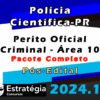 curso Policia Cientifica PR Perito Oficial Criminal Area 10 Pacote Pos Edital