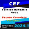 Caixa Economica Federal CEF Tecnico Bancario Novo CURSO 2024